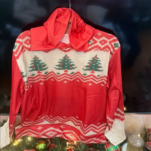 Christmas Tree Performance Sweatshirt - Picture 4 of 9